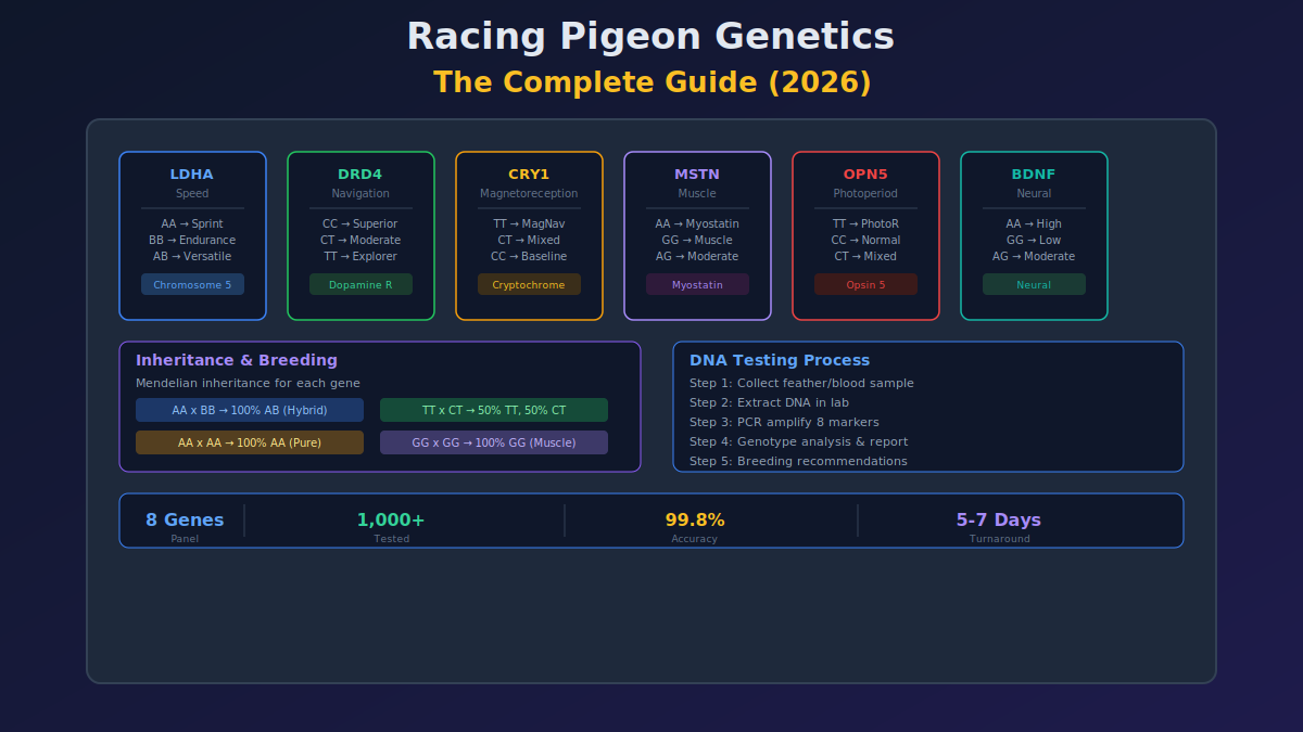 Racing Pigeon Performance DNA Testing Lab Racing Pigeon Performance DNA Testing Lab